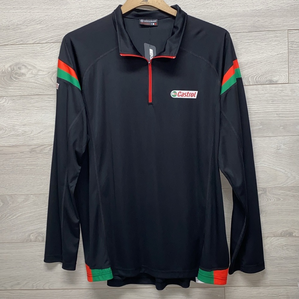 Castrol Quarter Master Zip Neck Lightweight Long Sleeve Sweater 2XL